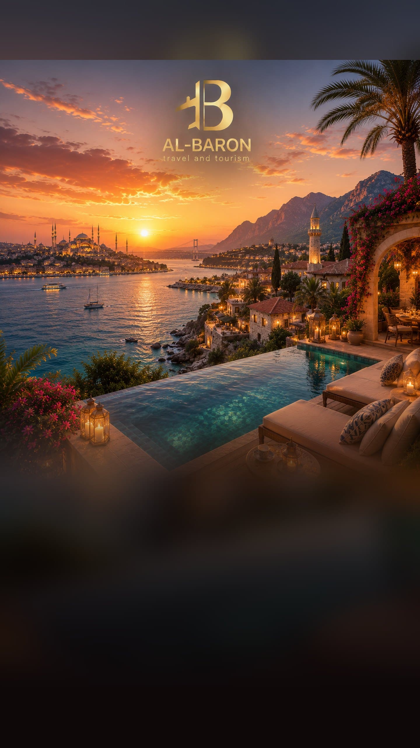 اسطنبول، ثم ساحل أنطاليا